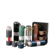 Cross-border 304 cup three-lid dual-user outer stainless steel vacuum insulated cup large-capacity portable water cup, all steel Item Picture